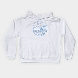 Travel Wander Explore 2 Kids Hoodie